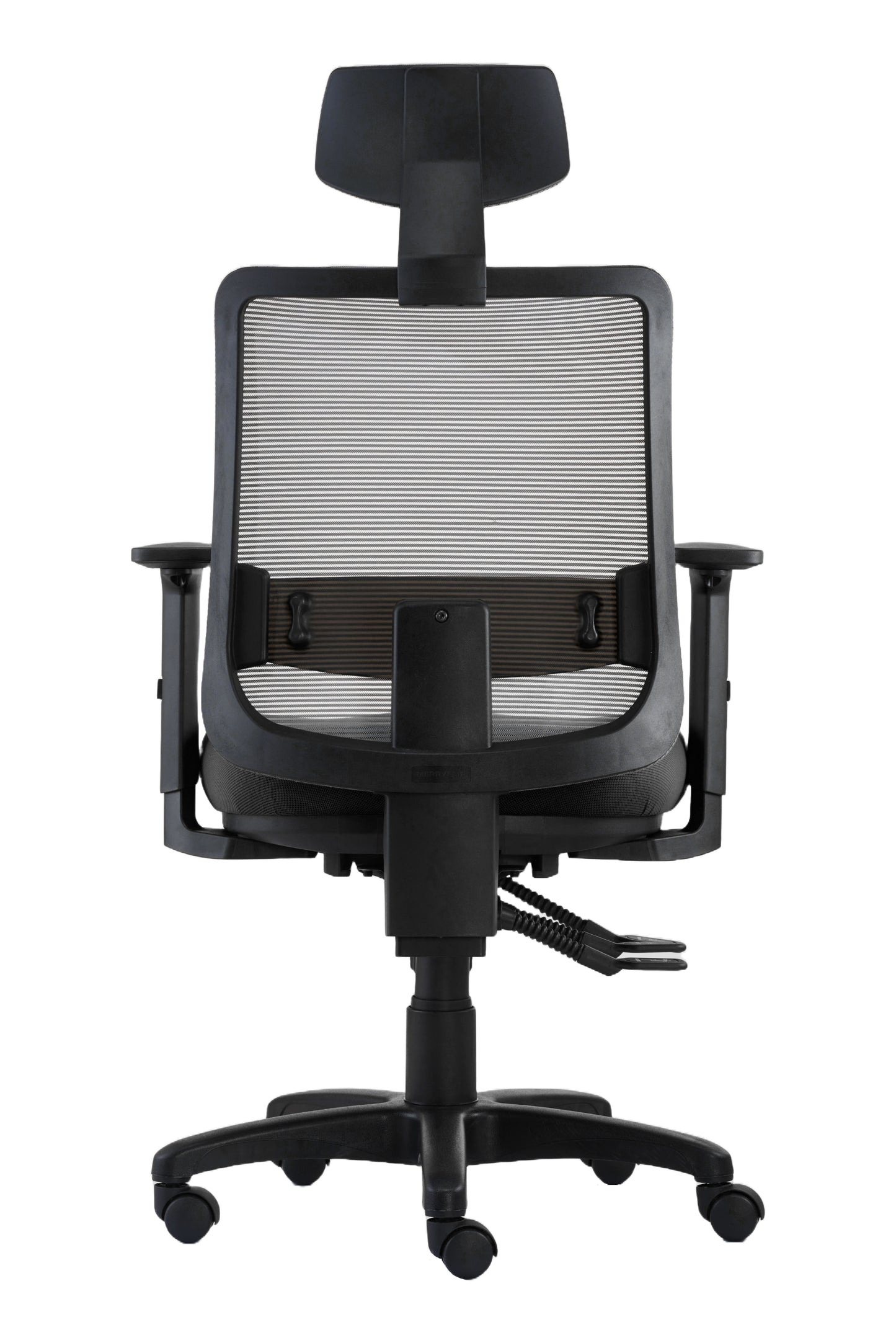 Office Chair Motto Ergo | size: Width: 65cm, Height: 135.5cm, Depth: 64cm | color: Gray | image: 3 | variant: 2000004