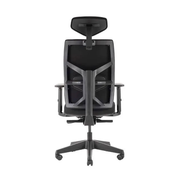 Office Chair Queen Ergo | size: Width: 70cm, Height: 127cm, Depth: 70cm | color: Black | image: 5 | variant: 2000003