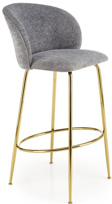 Bar Stool Ascoli Piceno | size: Width: 50cm, Height: 101cm, Depth: 59cm | color: Gray | image: 0 | variant: 1003019