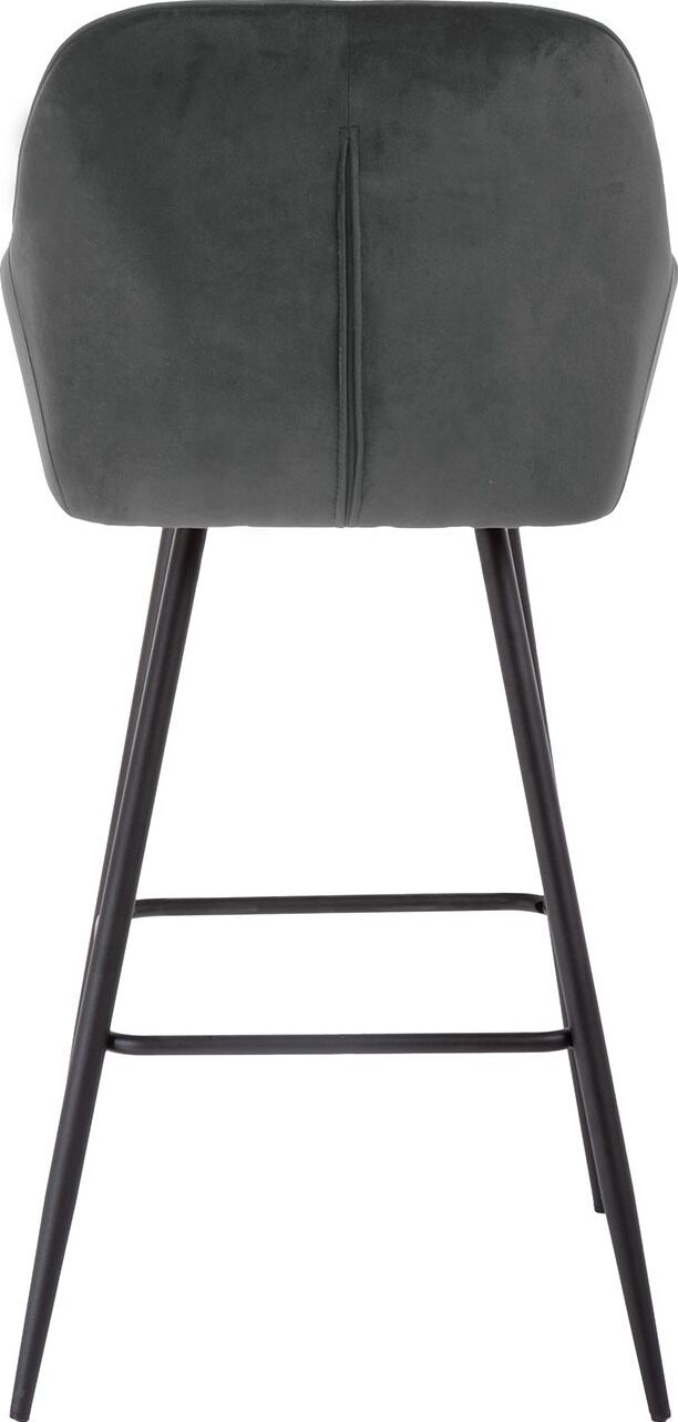 Bar Stool Burgess | size: Width: 53cm, Height: 109cm, Depth: 55cm | color: Gray | image: 5 | variant: 1001313
