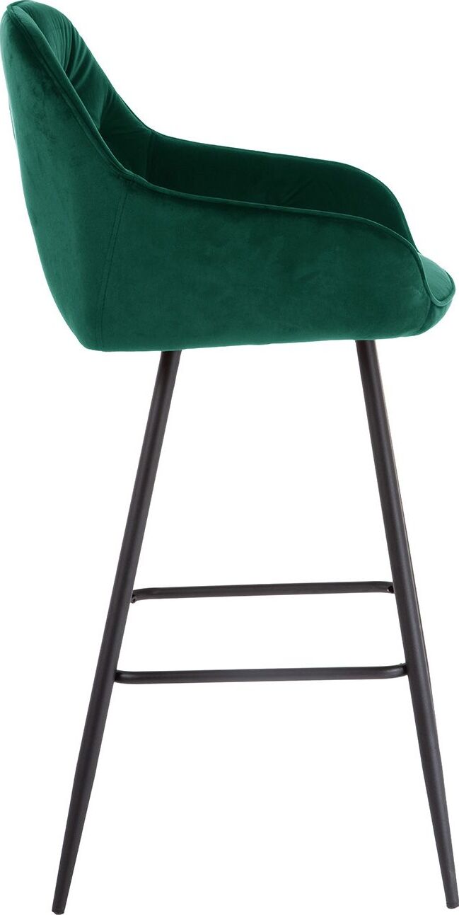 Bar Stool Burgess | size: Width: 53cm, Height: 109cm, Depth: 55cm | color: Green | image: 3 | variant: 1001315