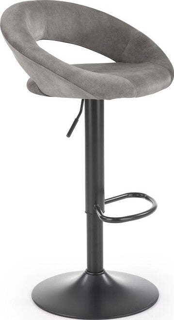Bar Stool Cesena | size: Length: 52cm, Width: 53cm, Height: 100cm, Depth: 48cm | color: Gray | image: 1 | variant: 1002991