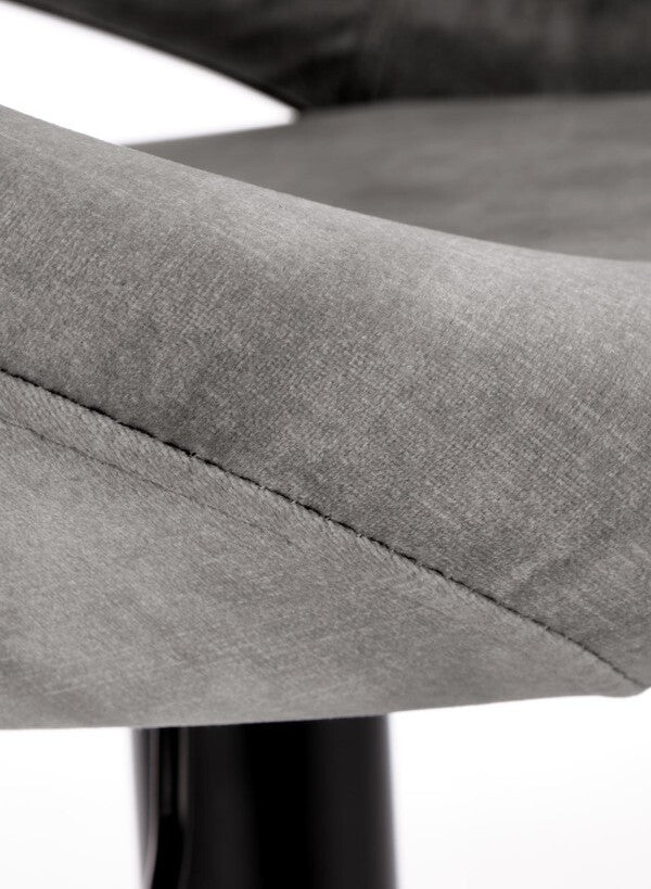 Bar Stool Cesena | size: Length: 52cm, Width: 53cm, Height: 100cm, Depth: 48cm | color: Gray | image: 3 | variant: 1002991