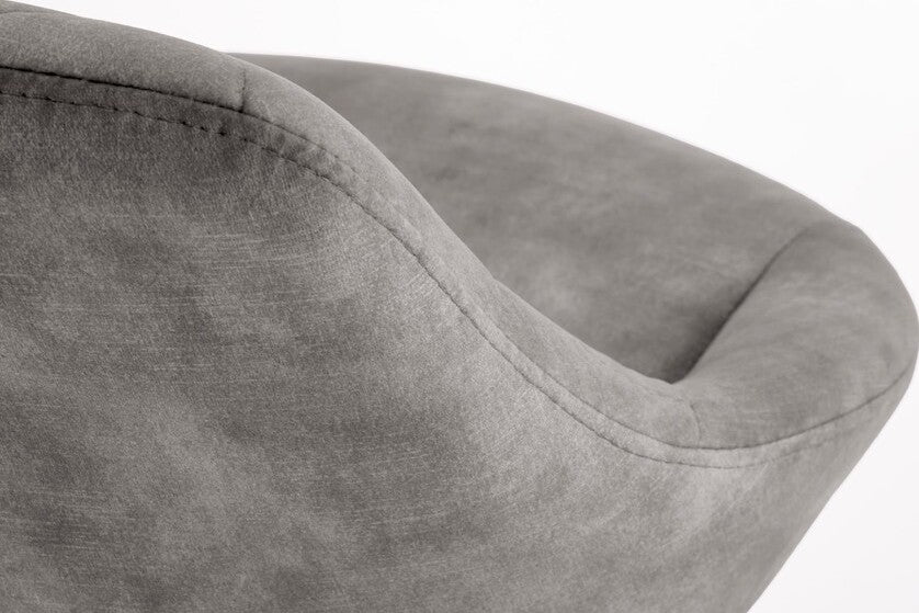 Bar Stool Cesena | size: Length: 52cm, Width: 53cm, Height: 100cm, Depth: 48cm | color: Gray | image: 4 | variant: 1002991