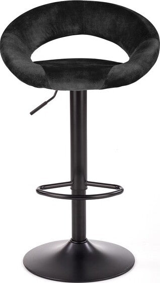 Bar Stool Cesena | size: Width: 53cm, Height: 100cm, Depth: 48cm | color: Black | image: 3 | variant: 1002992