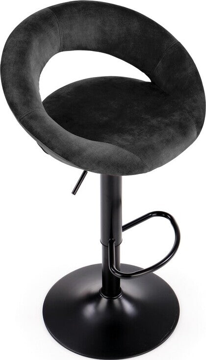 Bar Stool Cesena | size: Width: 53cm, Height: 100cm, Depth: 48cm | color: Black | image: 4 | variant: 1002992