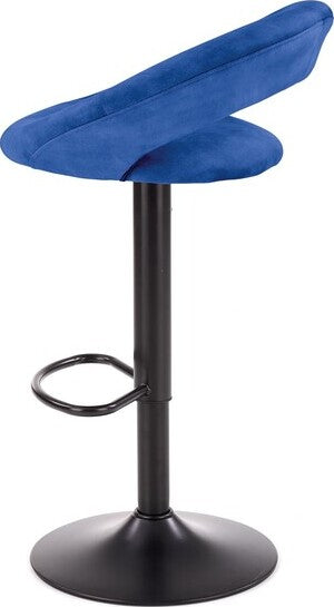 Bar Stool Cesena | size: Width: 53cm, Height: 100cm, Depth: 48cm | color: Blue | image: 2 | variant: 1002994