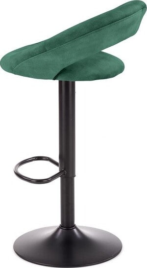 Bar Stool Cesena | size: Width: 53cm, Height: 100cm, Depth: 48cm | color: Green | image: 2 | variant: 1002993