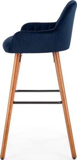 Bar Stool Cosenza | size: Length: 47cm, Width: 47cm, Height: 75-98cm, Depth: 49cm | color: Blue | image: 2 | variant: 1003047