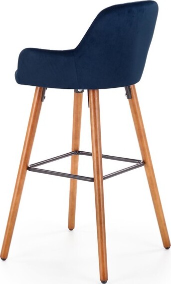 Bar Stool Cosenza | size: Length: 47cm, Width: 47cm, Height: 75-98cm, Depth: 49cm | color: Blue | image: 3 | variant: 1003047