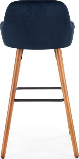 Bar Stool Cosenza | size: Length: 47cm, Width: 47cm, Height: 75-98cm, Depth: 49cm | color: Blue | image: 4 | variant: 1003047