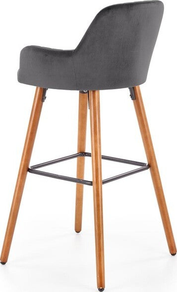 Bar Stool Cosenza | size: Length: 47cm, Width: 47cm, Height: 75-98cm, Depth: 49cm | color: Gray | image: 3 | variant: 1003046