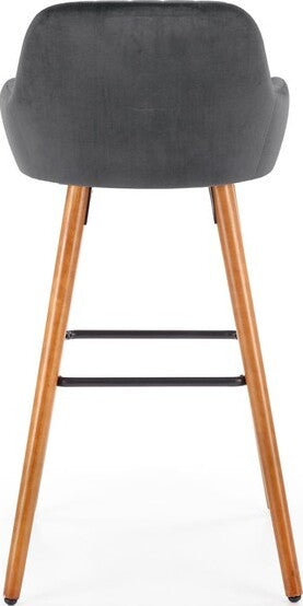 Bar Stool Cosenza | size: Length: 47cm, Width: 47cm, Height: 75-98cm, Depth: 49cm | color: Gray | image: 5 | variant: 1003046