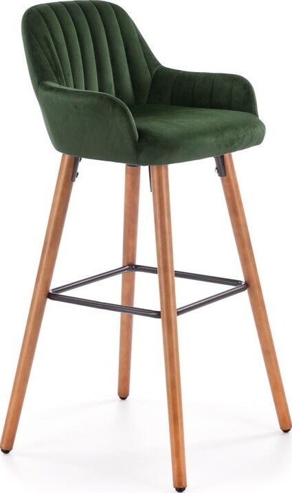 Bar Stool Cosenza | size: Length: 47cm, Width: 47cm, Height: 98cm, Depth: 49cm | color: Green | image: 1 | variant: 1003048
