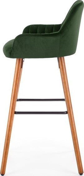 Bar Stool Cosenza | size: Length: 47cm, Width: 47cm, Height: 98cm, Depth: 49cm | color: Green | image: 2 | variant: 1003048