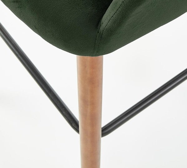 Bar Stool Cosenza | size: Length: 47cm, Width: 47cm, Height: 98cm, Depth: 49cm | color: Green | image: 5 | variant: 1003048
