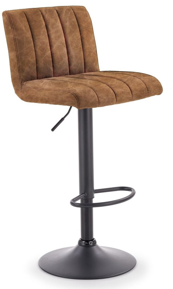 Bar Stool Crotone | size: Width: 41cm, Height: 108cm, Depth: 48cm | color: Brown | image: 0 | variant: 1003051