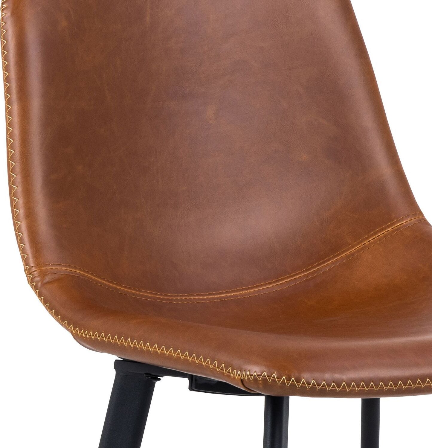 Bar Stool Cwmbran | size: Width: 46.5cm, Height: 103cm, Depth: 50cm | color: Brown | image: 2 | variant: 1001342