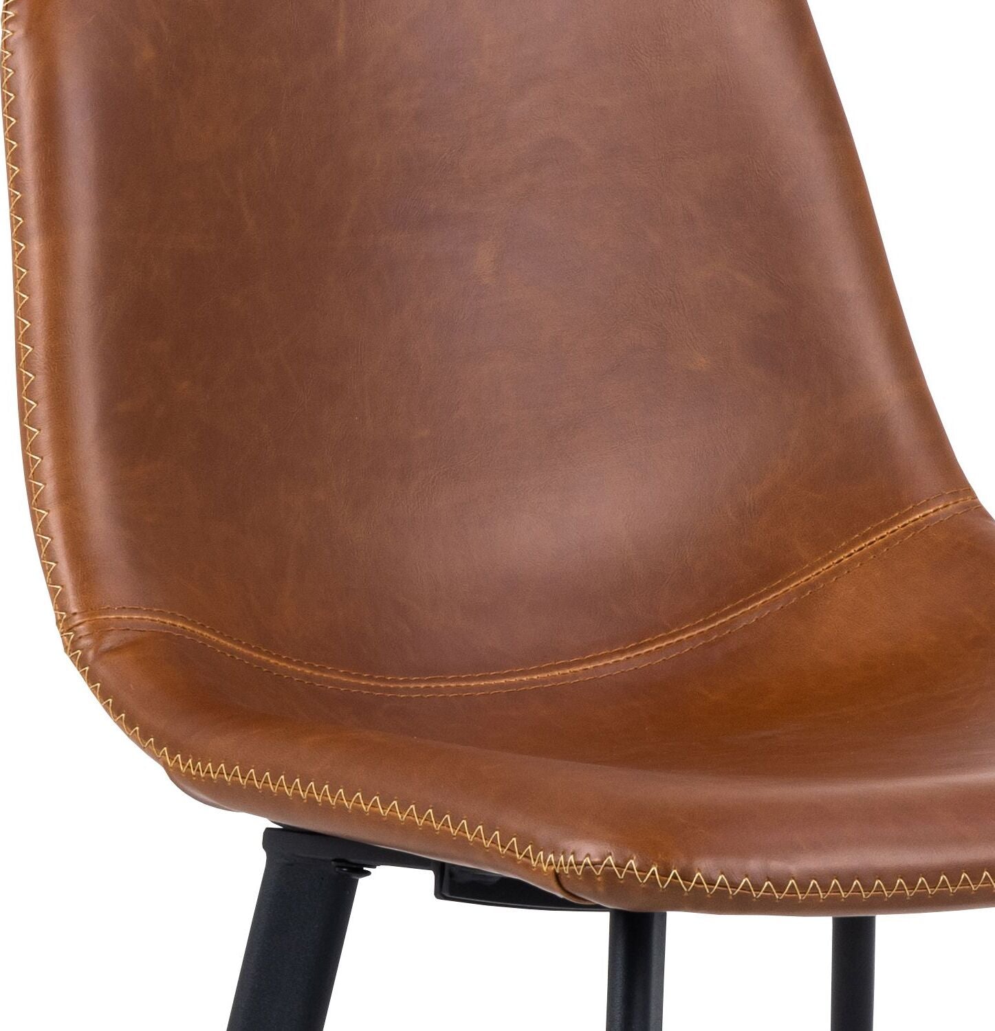 Bar Stool Cwmbran | size: Width: 46.5cm, Height: 103cm, Depth: 50cm | color: Brown | image: 2 | variant: 1001342