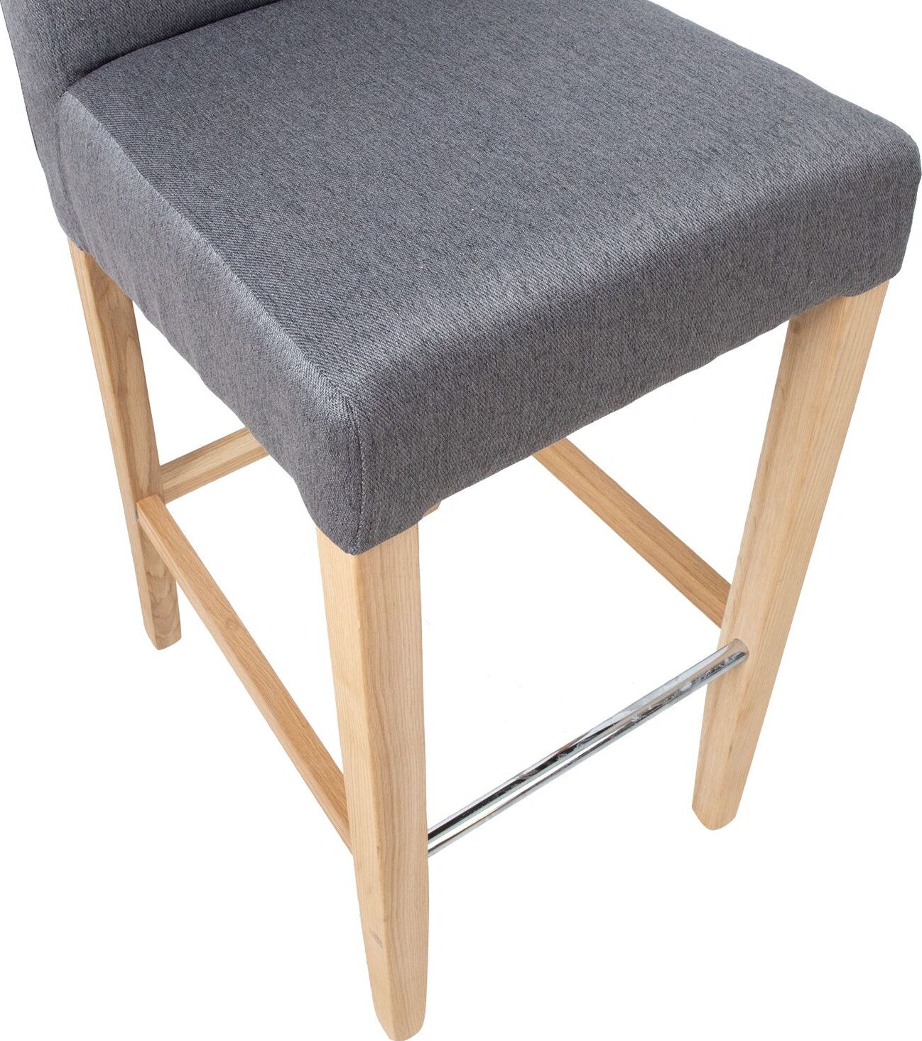 Bar Stool East Bridlington | size: Length: 53cm, Width: 53cm, Height: 108cm, Depth: 40cm | color: Gray | image: 5 | variant: 1005318