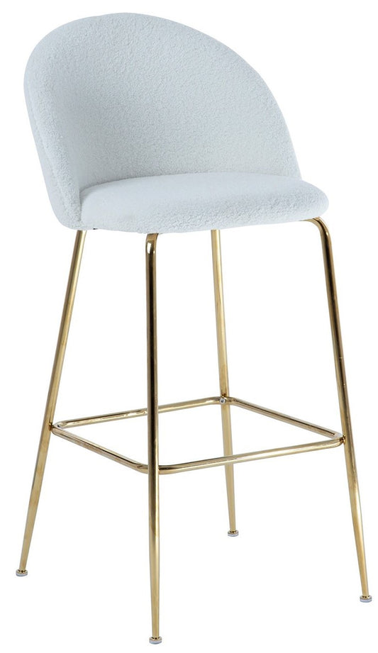 Bar Stool East Catania | size: Width: 52cm, Height: 105cm, Depth: 54cm | color: White | image: 1 | variant: 1005736
