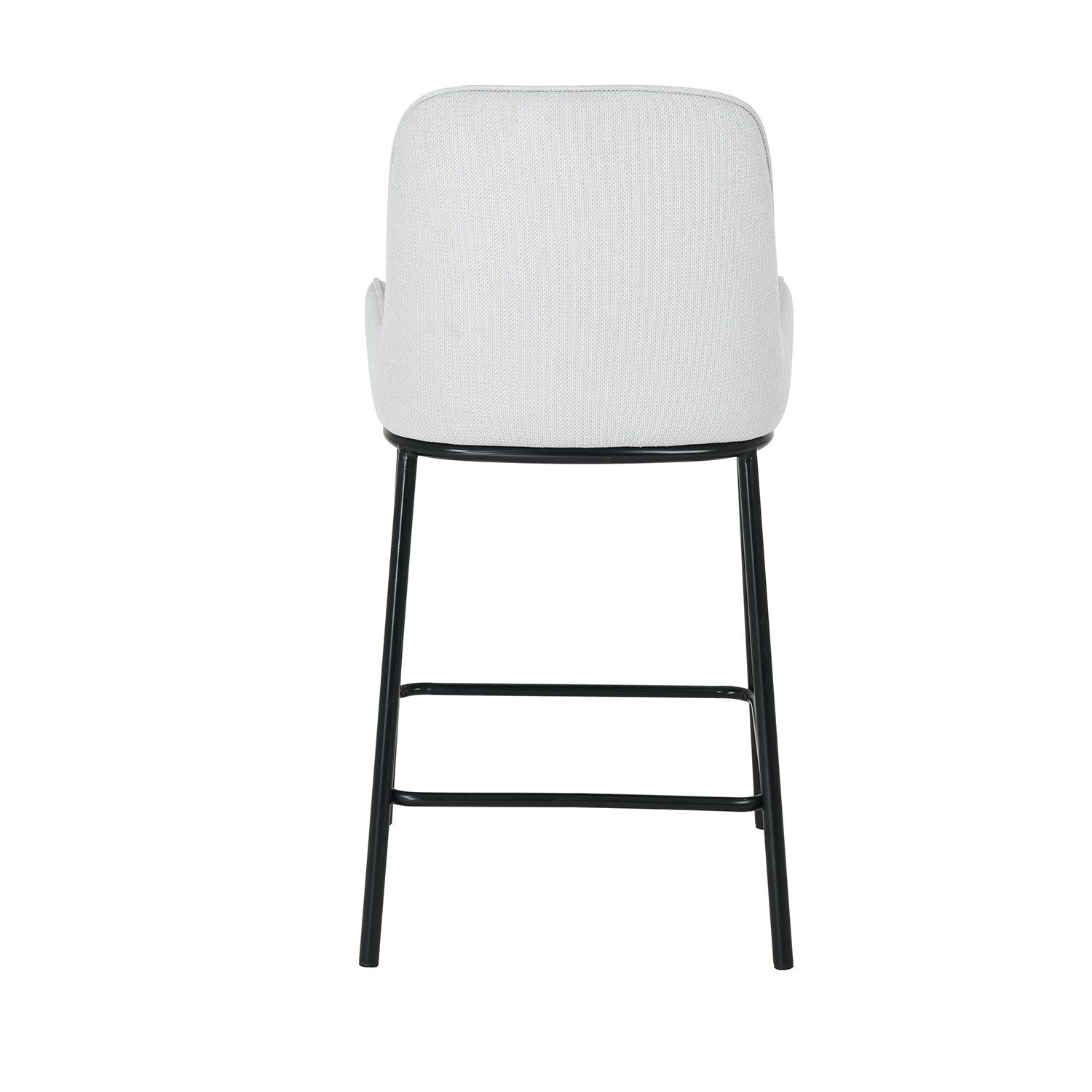 Bar Stool East Poitiers | size: Width: 56cm, Height: 98.5cm, Depth: 51cm | color: Gray | image: 4 | variant: 1006482