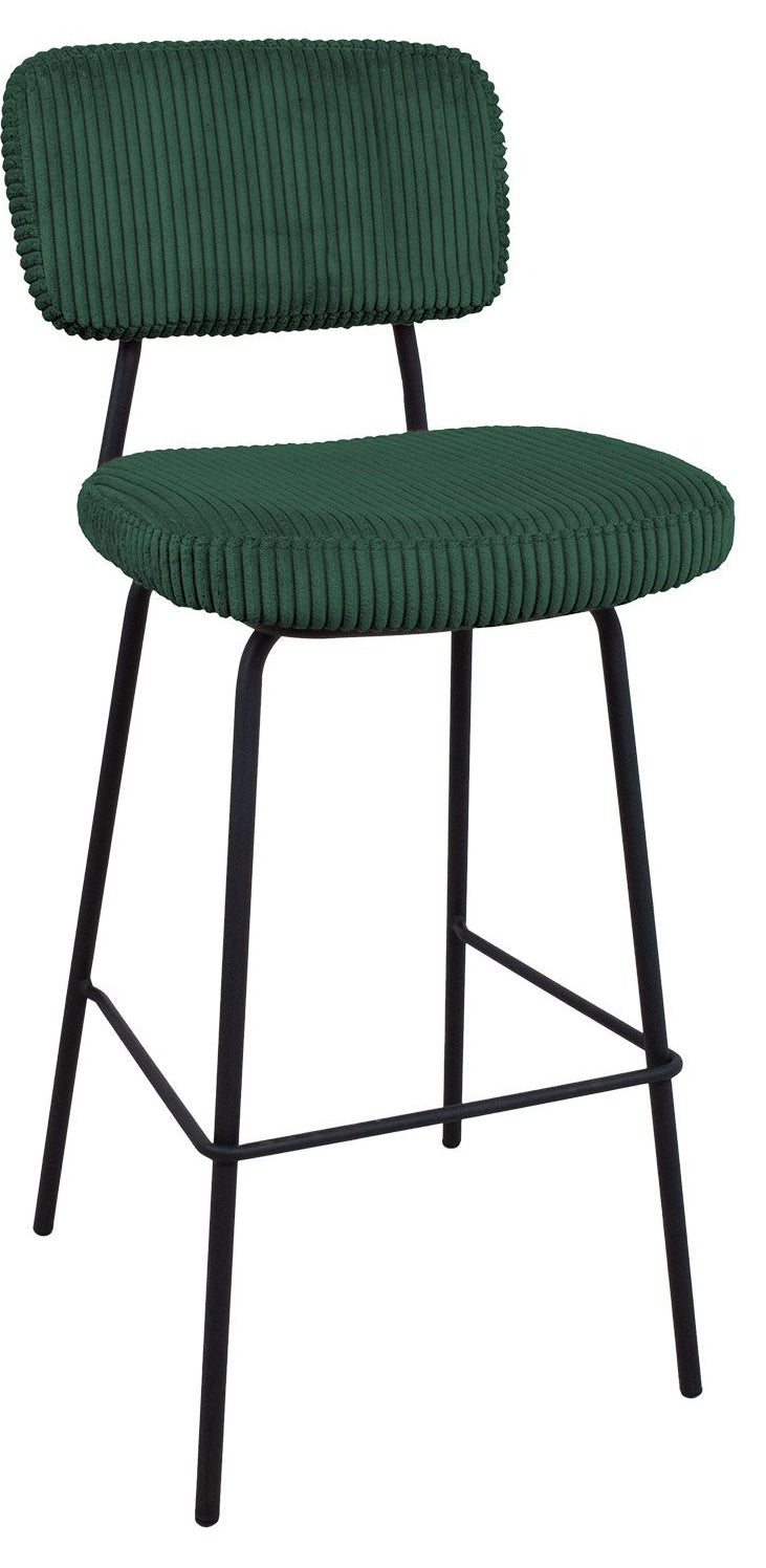 Bar Stool Folkestone | size: Width: 46cm, Height: 107cm, Depth: 49cm | color: Green | image: 0 | variant: 1001337