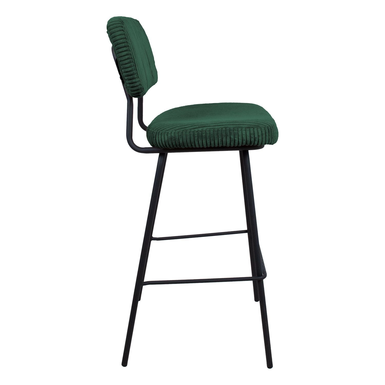 Bar Stool Folkestone | size: Width: 46cm, Height: 107cm, Depth: 49cm | color: Green | image: 2 | variant: 1001337