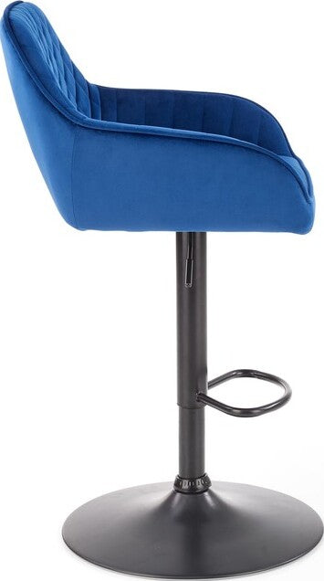 Bar Stool Forli | size: Length: 55cm, Width: 55cm, Height: 114cm, Depth: 55cm | color: Blue | image: 4 | variant: 1002997