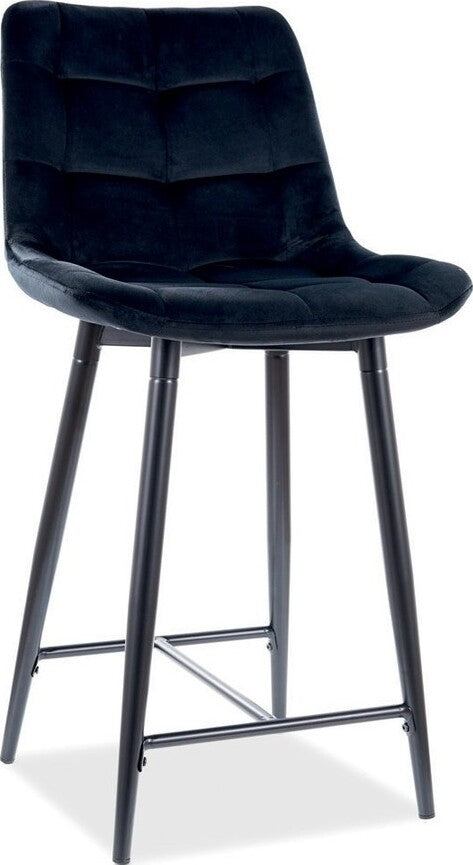 Bar Stool Hartlepool | size: Width: 45cm, Height: 92cm, Depth: 37cm | color: Black | image: 1 | variant: 1004239