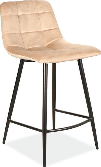 Bar Stool Huddersfield | size: Length: 43cm, Width: 43cm, Height: 87cm, Depth: 40cm | color: Beige | image: 1 | variant: 1004245