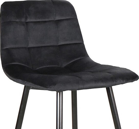 Bar Stool Huddersfield | size: Length: 43cm, Width: 43cm, Height: 87cm, Depth: 40cm | color: Black | image: 3 | variant: 1004247
