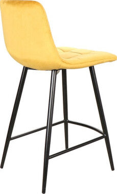 Bar Stool Huddersfield | size: Length: 43cm, Width: 43cm, Height: 87cm, Depth: 40cm | color: Yellow | image: 2 | variant: 1004246