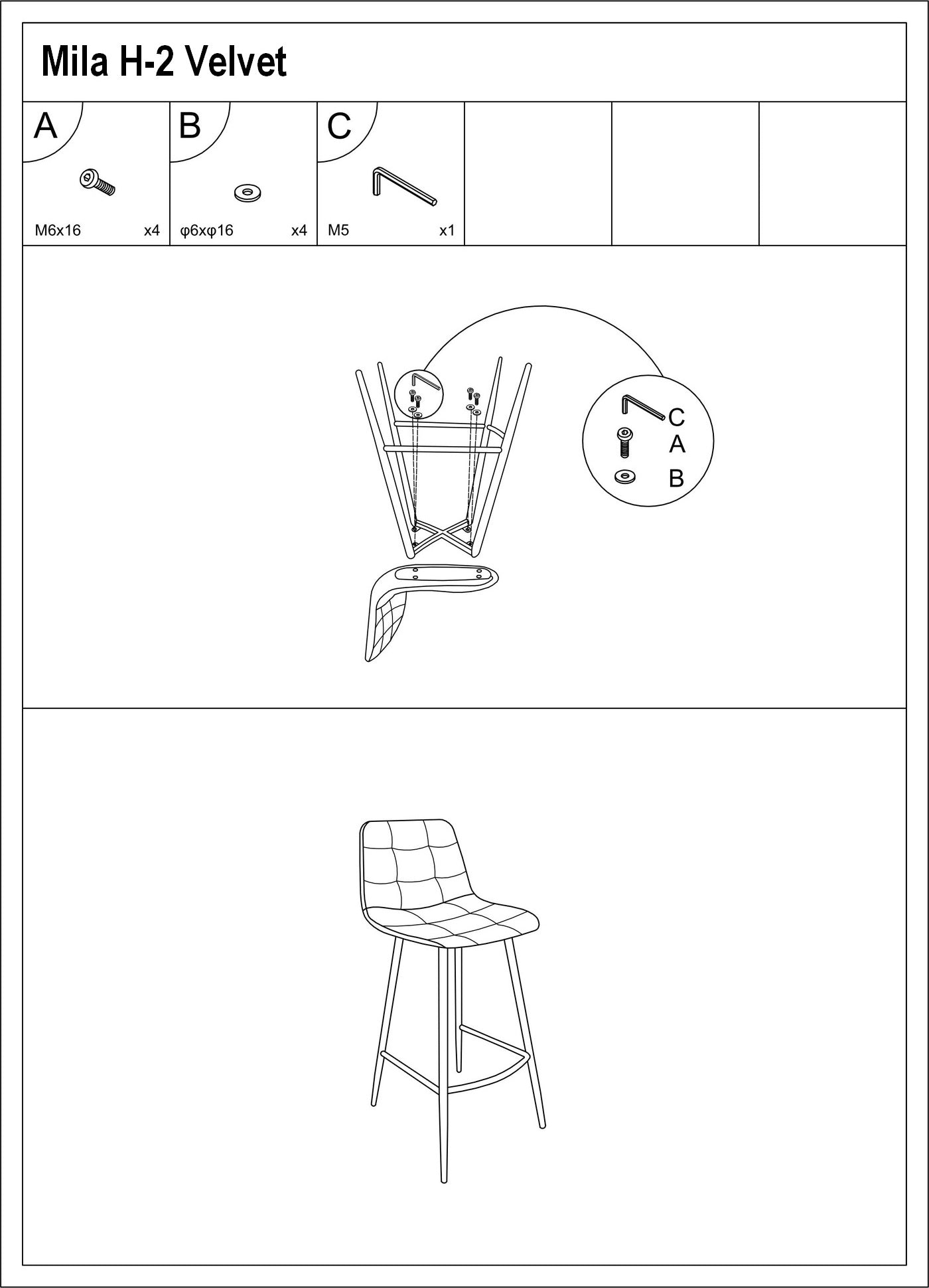 Bar Stool Huddersfield | size: Length: 43cm, Width: 43cm, Height: 87cm, Depth: 40cm | color: Yellow | image: 4 | variant: 1004246