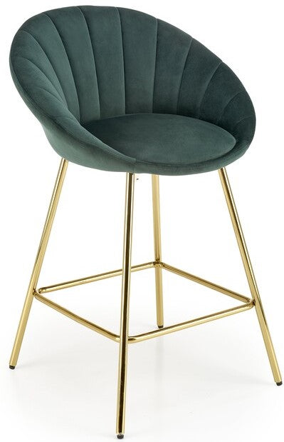 Bar Stool Pesaro | size: Width: 58cm, Height: 87cm, Depth: 52cm | color: Green | image: 0 | variant: 1003009