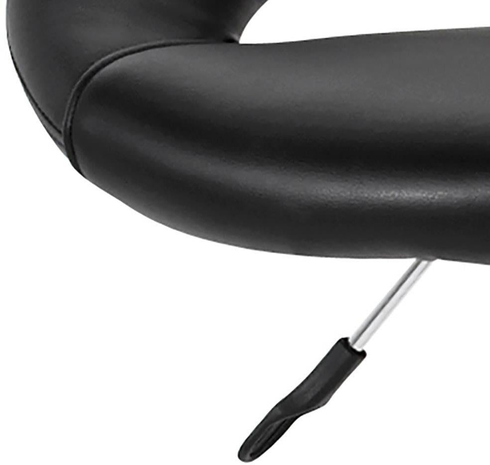 Bar Stool Pontypool | size: Width: 56cm, Height: 100cm, Depth: 50cm | color: Black | image: 2 | variant: 1001346