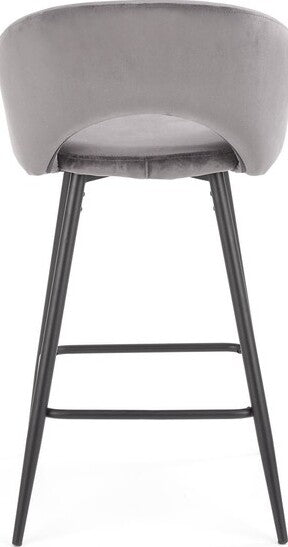 Bar Stool Reggio Calabria | size: Length: 48cm, Width: 48cm, Height: 98cm, Depth: 49cm | color: Gray | image: 9 | variant: 1003061