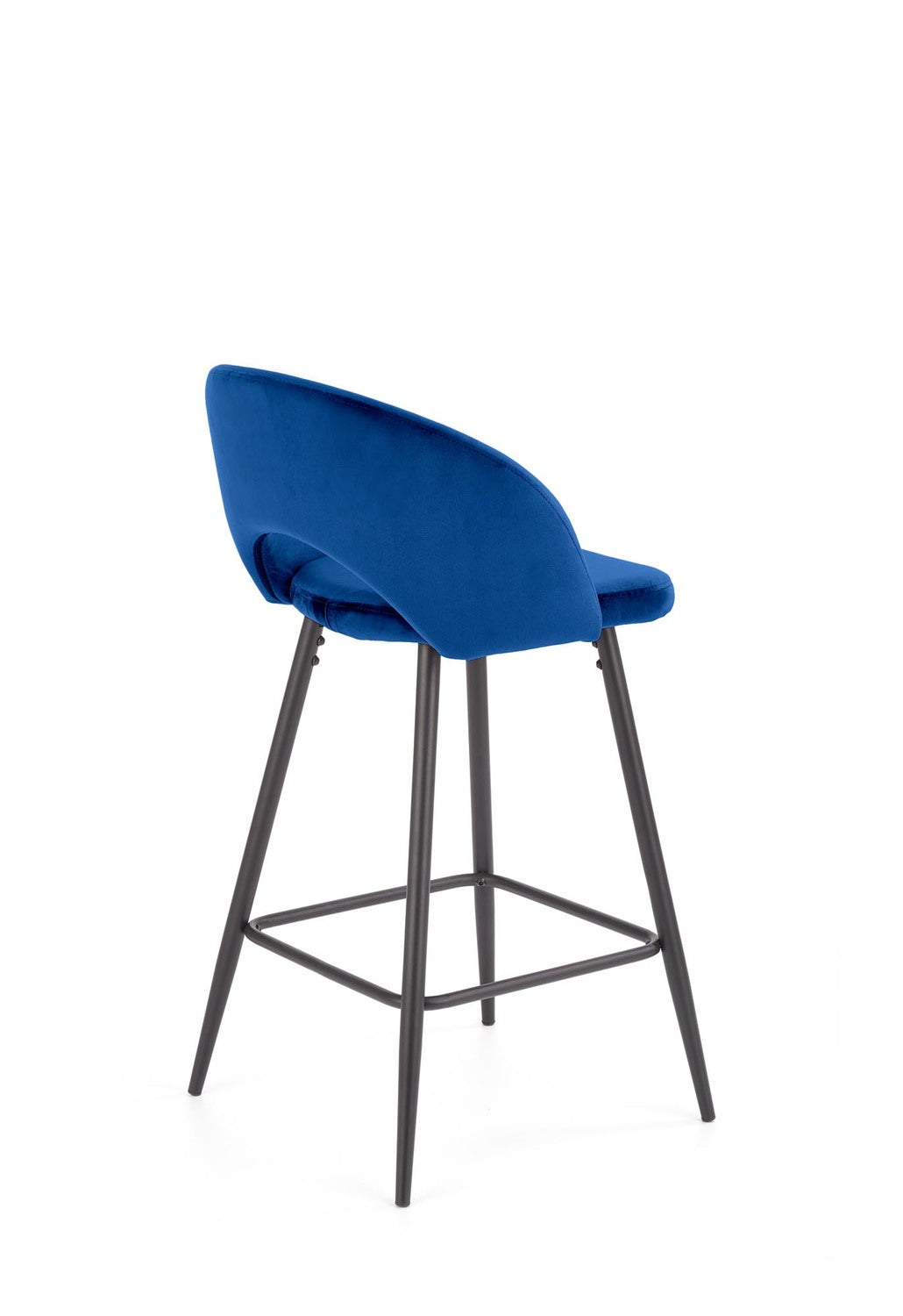 Bar Stool Reggio Calabria | size: Width: 48cm, Height: 89cm, Depth: 49cm | color: Blue | image: 3 | variant: 1003059
