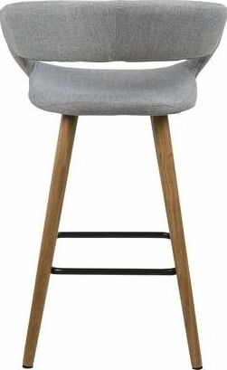 Bar Stool Tenby | size: Width: 55cm, Height: 98cm, Depth: 46.5cm | color: Gray | image: 2 | variant: 1005654