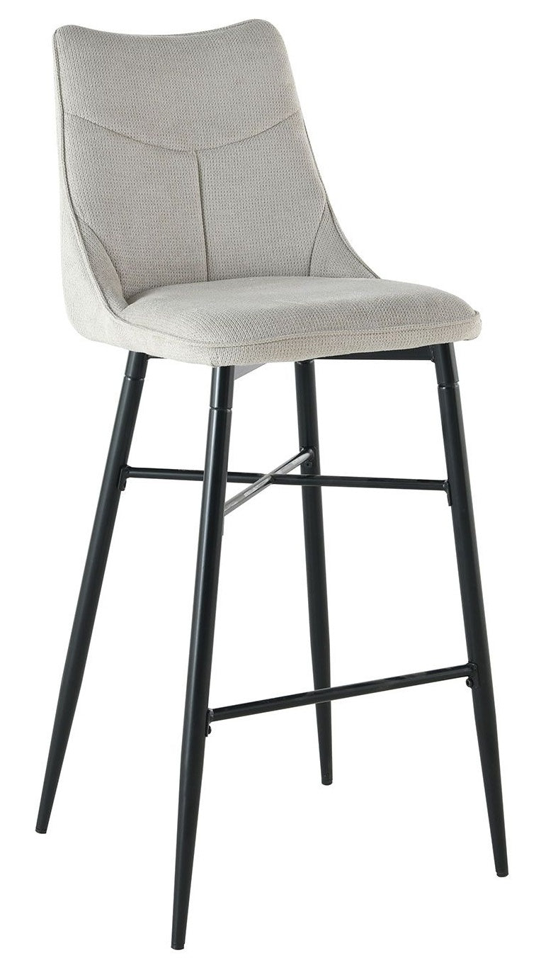 Bar Stool Usk | size: Width: 51cm, Height: 97cm, Depth: 42cm | color: Beige | image: 0 | variant: 1001339