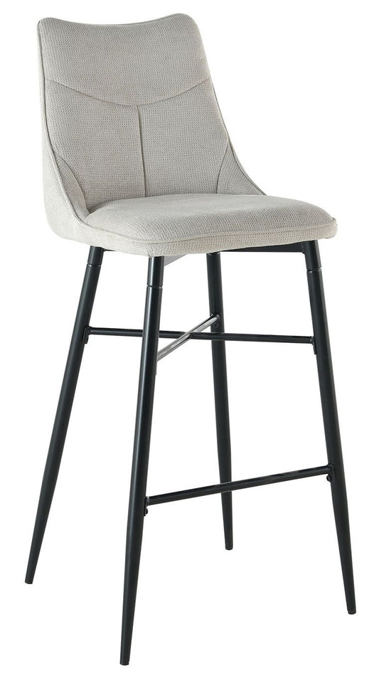 Bar Stool Usk | size: Width: 51cm, Height: 97cm, Depth: 42cm | color: Beige | image: 0 | variant: 1001339