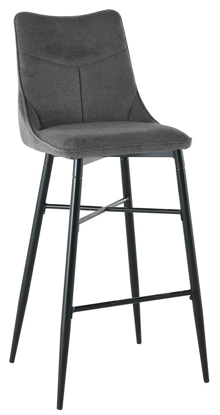 Bar Stool Usk | size: Width: 51cm, Height: 97cm, Depth: 42cm | color: Gray | image: 0 | variant: 1001340