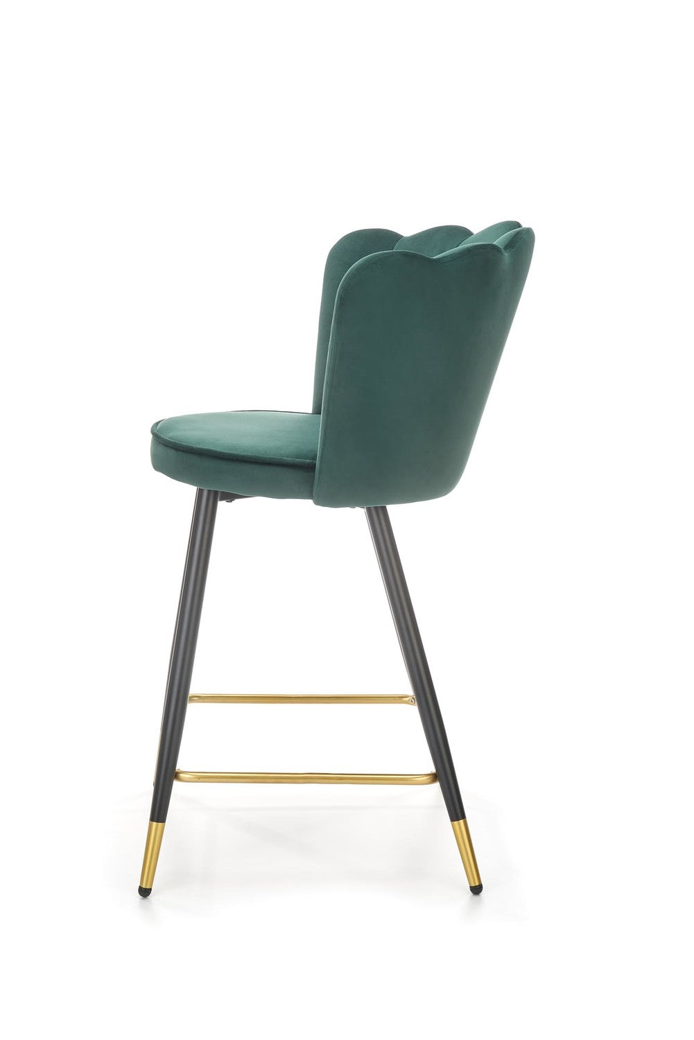 Bar Stool West Panevezys | size: Width: 58cm, Height: 96cm, Depth: 58cm | color: Green | image: 2 | variant: 1007576