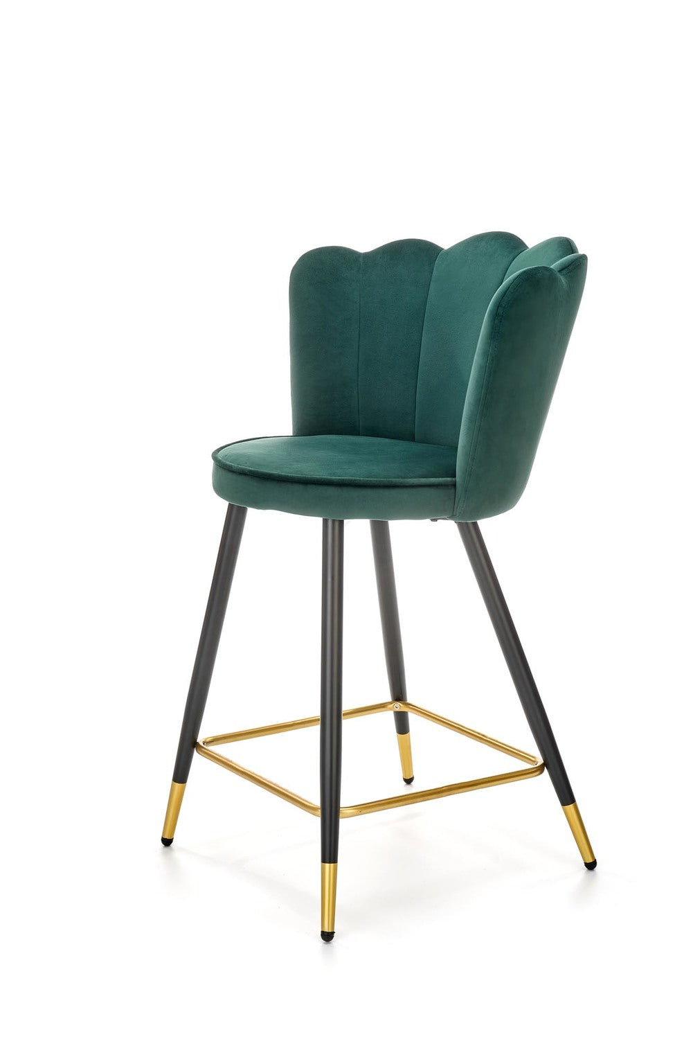 Bar Stool West Panevezys | size: Width: 58cm, Height: 96cm, Depth: 58cm | color: Green | image: 3 | variant: 1007576