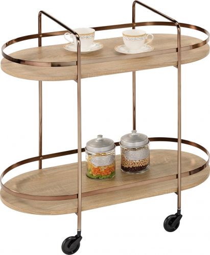 Bar Table East Betws | size: Length: 42cm, Width: 80cm, Height: 80cm | color: Brown | image: 2 | variant: 1005525