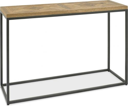 Bar Table East Dorking | size: Length: 37cm, Width: 116cm, Height: 77cm | color: Brown/Grey | image: 1 | variant: 1005523