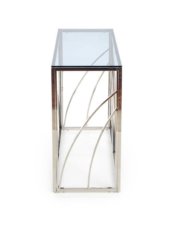 Bar Table East Zanzibar | size: Length: 40cm, Width: 120cm, Height: 78cm | color: Transparent/Grey | image: 4 | variant: 1006891