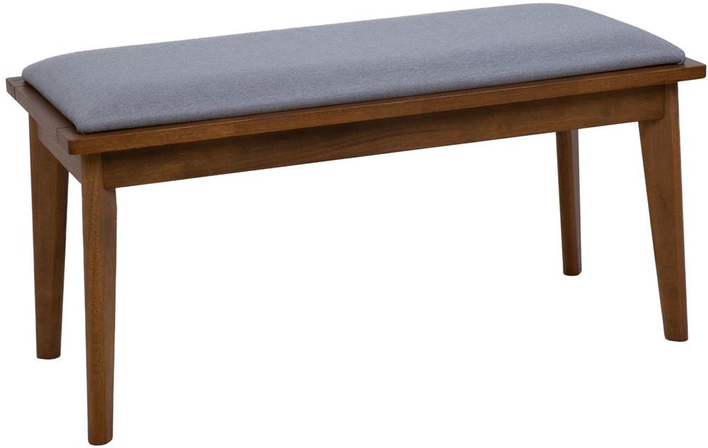 Bedroom Bench East Marrakesh | size: Length: 92cm, Width: 40cm, Height: 45cm | color: Brown/Grey | image: 1 | variant: 1006204