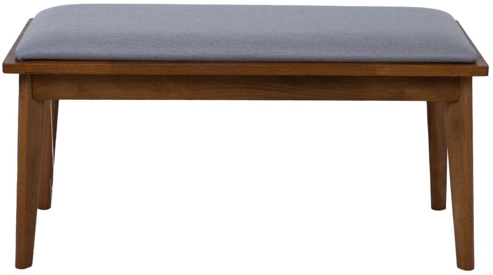 Bedroom Bench East Marrakesh | size: Length: 92cm, Width: 40cm, Height: 45cm | color: Brown/Grey | image: 2 | variant: 1006204