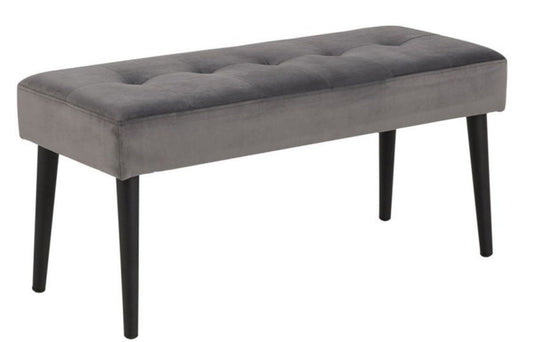 Bedroom Bench Stirling | size: Width: 95cm, Height: 45cm, Depth: 38cm | color: Gray | image: 0 | variant: 1000182
